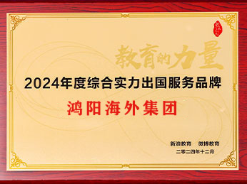 2024年度综合实力出国服务品牌	